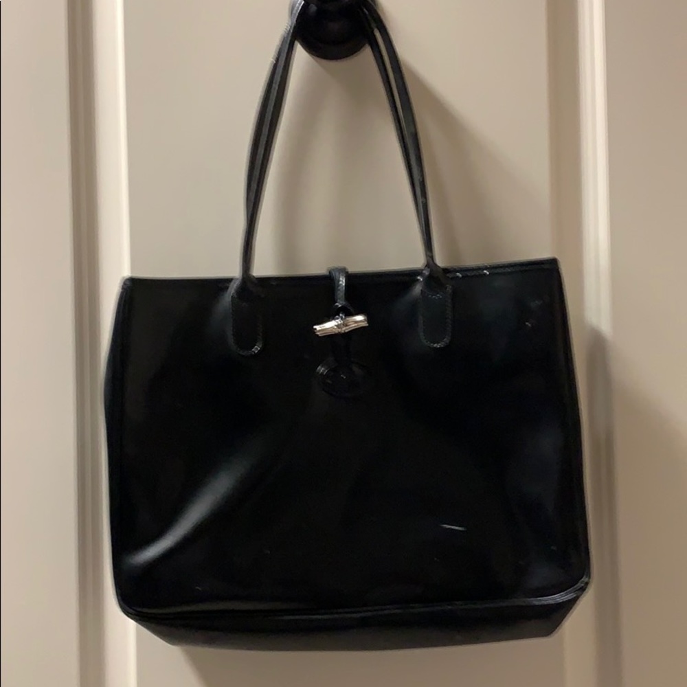 Longchamp Roseau purse black